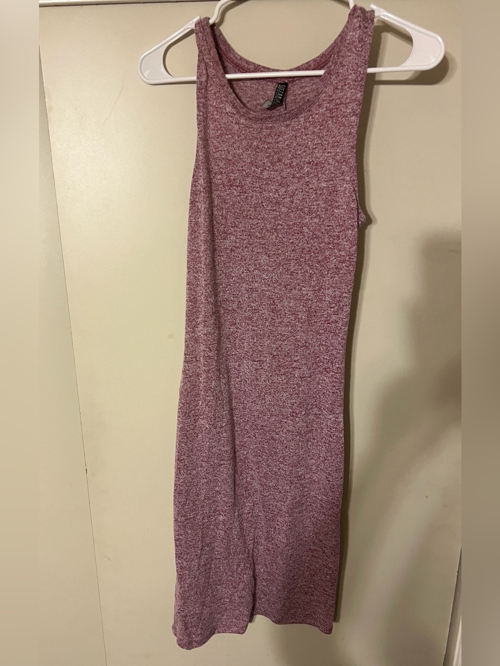 Cotton On Sleeveless Ribbed Midi Dress - Mauve Heather